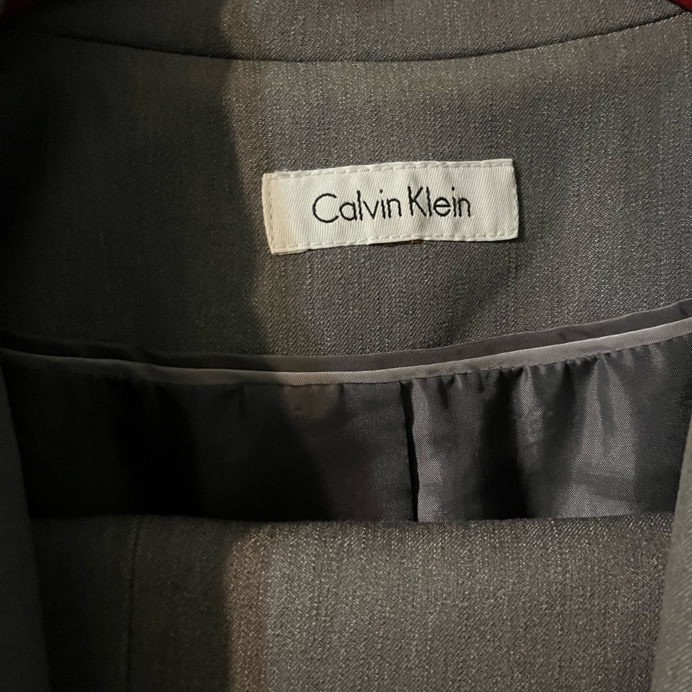 Calvin Klein Women's Charcoal pant suit - Picture 2 of 6